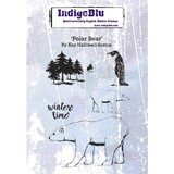 IndigoBlu Polar Bear A6 Rubber Stamp (IND0551)