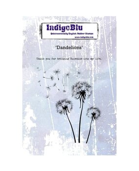 IndigoBlu Dandelions A6 Rubber Stamp (IND0529) IndigoBlu Dandelions A6 Rubber Stamp (IND0529)