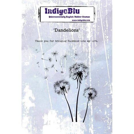 IndigoBlu Dandelions A6 Rubber Stamp (IND0529) IndigoBlu Dandelions A6 Rubber Stamp (IND0529)