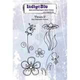 IndigoBlu Fleurs II A6 Rubber Stamp (IND0507)