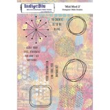 IndigoBlu Mid Mot 2 A5 Rubber Stamp (IND0524)