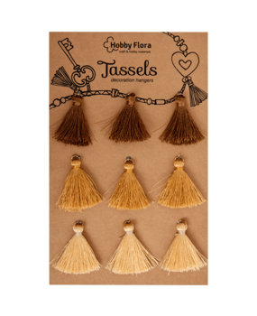 Hobby Flora Tassels Brown (3210765)