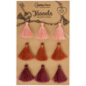 Hobby Flora Tassels Red (3210765) Hobby Flora Tassels Red (3210765)