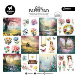Studio Light Fluttering Flowers 8x8 Inch Collage Paper Pad (SL-ES-CPP375)