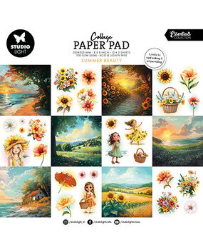 Studio Light Summer Beauty 8x8 Inch Collage Paper Pad (SL-ES-CPP376) Studio Light Summer Beauty 8x8 Inch Collage Paper Pad (SL-ES-CPP376)