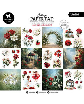 Studio Light Making Memories 8x8 Inch Collage Paper Pad (SL-ES-CPP378) Studio Light Making Memories 8x8 Inch Collage Paper Pad (SL-ES-CPP378)