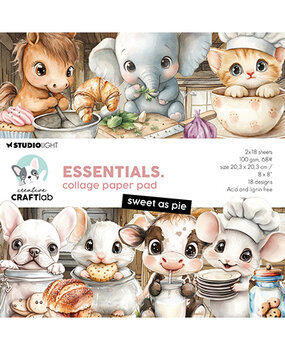 Creative Craftlab Essentials Sweet as Pie 8x8 Inch Collage Paper Pad (CCL-ES-CPP382) Creative Craftlab Essentials Sweet as Pie 8x8 Inch Collage Paper Pad (CCL-ES-CPP382)
