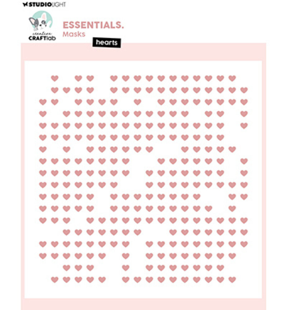 Creative Craftlab Essentials Hearts Masking Stencil (CCL-ES-MASK370) Creative Craftlab Essentials Hearts Masking Stencil (CCL-ES-MASK370)