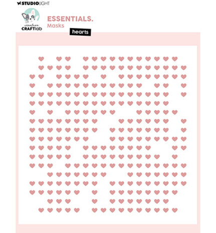 Creative Craftlab Essentials Hearts Masking Stencil (CCL-ES-MASK370) Creative Craftlab Essentials Hearts Masking Stencil (CCL-ES-MASK370)