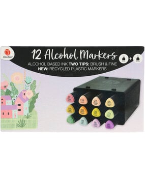 DécoTime 12 Alcohol Markers Pastel Violet (3005439)