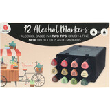 DécoTime 12 Alcohol Markers Peachy Skin (3005439)