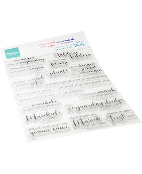 Marianne Design Clear Stamps Falderie Faldera (CS1173)