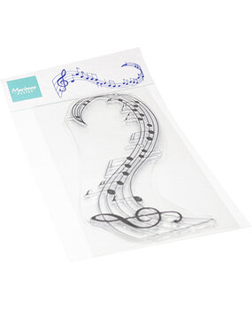 Marianne Design Clear Stamps Music Swirl (CS1174)