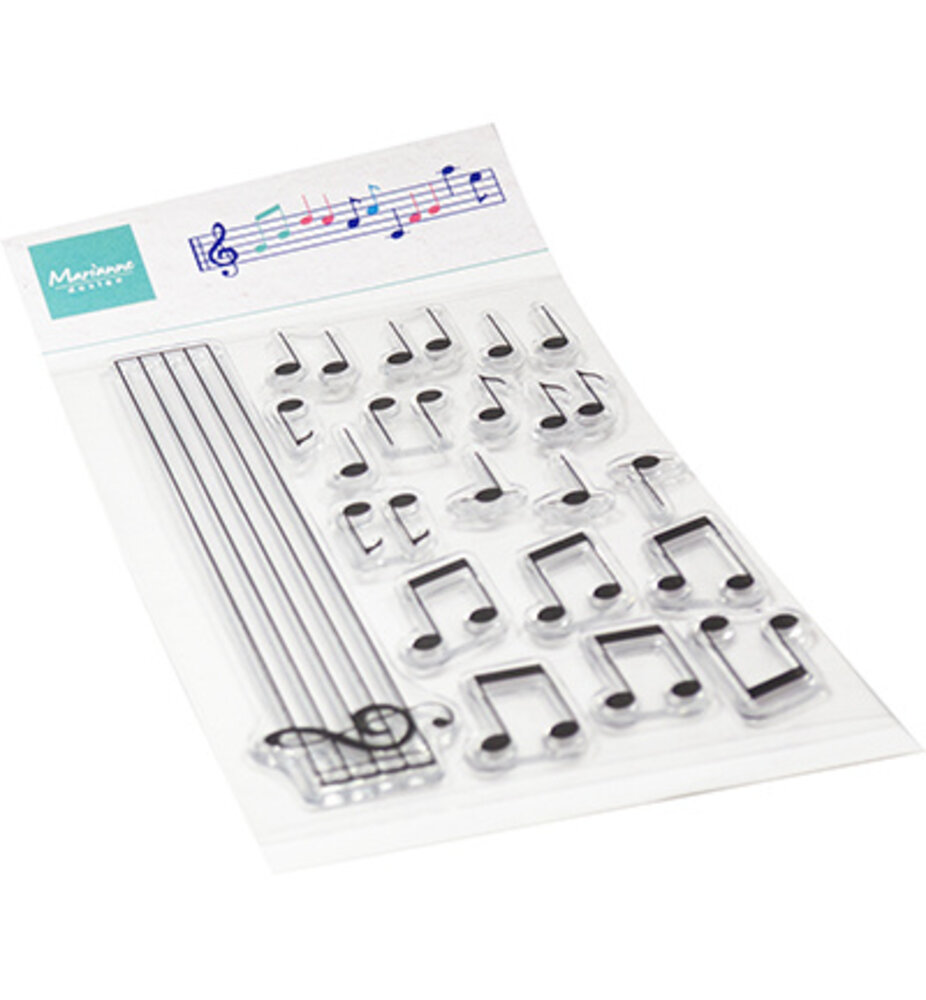 Marianne Design Clear Stamps Musical Notes (CS1175) Marianne Design Clear Stamps Musical Notes (CS1175)