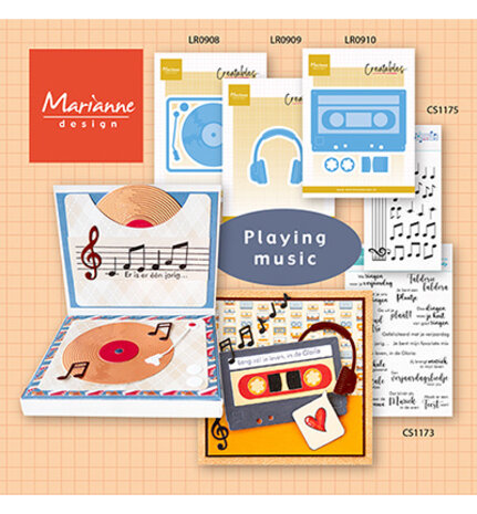 Marianne Design Clear Stamps Musical Notes (CS1175) Marianne Design Clear Stamps Musical Notes (CS1175)
