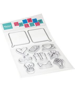 Marianne Design Clear Stamps & Dies Chat Bubbles (CS1176)