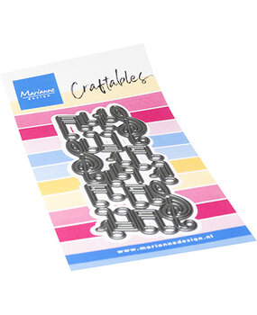 Marianne Design Craftables Punch die XL Music (CR1694) Marianne Design Craftables Punch die XL Music (CR1694)