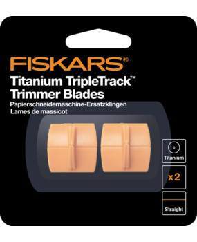 Fiskars SureCut Paper Trimmer Blades TripleTrack Titanium Straight Cutting (1004677) Fiskars SureCut Paper Trimmer Blades TripleTrack Titanium Straight Cutting (1004677)