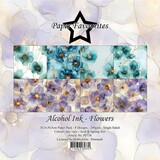 Paper Favourites Alcohol Ink Flowers 12x12 Inch Paper Pad (PF736)