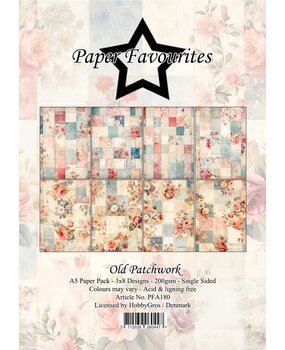 Paper Favourites Old Patchwork A5 Paper Pad (PFA180) Paper Favourites Old Patchwork A5 Paper Pad (PFA180)