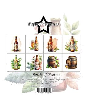 Paper Favourites Bottle of Beer 6x6 Inch Paper Pad (PF536) Paper Favourites Bottle of Beer 6x6 Inch Paper Pad (PF536)