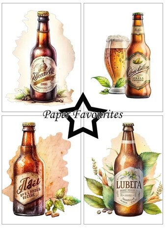 Paper Favourites Bottle of Beer A6 Paper Pad (PFA577) Paper Favourites Bottle of Beer A6 Paper Pad (PFA577)