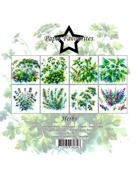 Paper Favourites Herbs 6x6 Inch Paper Pad (PF537) Paper Favourites Herbs 6x6 Inch Paper Pad (PF537)