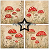 Paper Favourites Rustic Mushrooms 6x6 Inch Paper Pad (PF538) Paper Favourites Rustic Mushrooms 6x6 Inch Paper Pad (PF538)