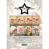 Paper Favourites Rustic Mushrooms A6 Paper Pad (PFA579)