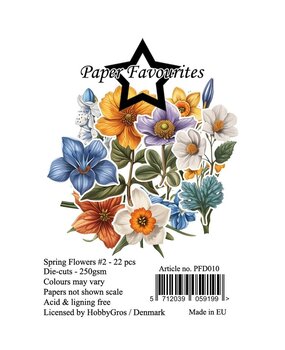 Paper Favourites Die-Cuts Spring Flowers #2 (PFD010)