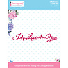 Dress My Craft Cutting Die I Love You (DMCD2321) (OUTLET) Dress My Craft Cutting Die I Love You (DMCD2321) (OUTLET)