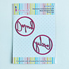 Dress My Craft Cutting Die Basic Designer Expression Circle Sentiments #3 (DMCD5016) (OUTLET) Dress My Craft Cutting Die Basic Designer Expression Circle Sentiments #3 (DMCD5016) (OUTLET)