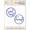 Dress My Craft Cutting Die Basic Designer Expression Circle Sentiments #2 (DMCD5005) (OUTLET) Dress My Craft Cutting Die Basic Designer Expression Circle Sentiments #2 (DMCD5005) (OUTLET)