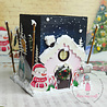 Dress My Craft Cutting Die Basic Designer House With Snow (DMCD5973) (OUTLET) Dress My Craft Cutting Die Basic Designer House With Snow (DMCD5973) (OUTLET)