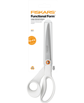 Fiskars Universal Scissors Functional Form Large White (24cm) (1020414)