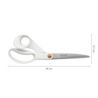 Fiskars Universal Scissors Functional Form Large White (24cm) (1020414) Fiskars Universal Scissors Functional Form Large White (24cm) (1020414)