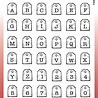 Woodware Mini Tag Alphabet Clear Stamps (FRB004) (OUTLET) Woodware Mini Tag Alphabet Clear Stamps (FRB004) (OUTLET)