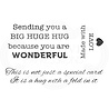 Woodware Big Hugs Clear Stamp (FRM019) (OUTLET) Woodware Big Hugs Clear Stamp (FRM019) (OUTLET)