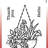 Woodware Hanging Basket Clear Stamp (FRM032) (OUTLET) Woodware Hanging Basket Clear Stamp (FRM032) (OUTLET)