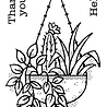 Woodware Hanging Basket Clear Stamp (FRM032) (OUTLET) Woodware Hanging Basket Clear Stamp (FRM032) (OUTLET)