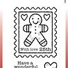 Woodware Gingerbread Stamp Clear Stamps (FRM048) (OUTLET) Woodware Gingerbread Stamp Clear Stamps (FRM048) (OUTLET)