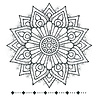 Woodware Mandala One Clear Stamp (FRS077) (OUTLET) Woodware Mandala One Clear Stamp (FRS077) (OUTLET)