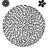 Woodware Stitched Circle Clear Stamp (FRS091) (OUTLET) Woodware Stitched Circle Clear Stamp (FRS091) (OUTLET)