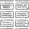 Woodware Christmas Distressed Labels Clear Stamps (FRS1019) (OUTLET) Woodware Christmas Distressed Labels Clear Stamps (FRS1019) (OUTLET)