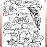 Woodware Viola Clear Stamps (FRS1036) (OUTLET) Woodware Viola Clear Stamps (FRS1036) (OUTLET)