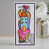 Woodware Rainbow House Clear Stamp (FRS409) (OUTLET) Woodware Rainbow House Clear Stamp (FRS409) (OUTLET)