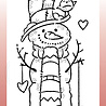 Woodware Tall Snowman Clear Stamps (FRS422) (OUTLET) Woodware Tall Snowman Clear Stamps (FRS422) (OUTLET)