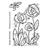 Woodware Flower Blooms Clear Stamp (FRS854) (OUTLET) Woodware Flower Blooms Clear Stamp (FRS854) (OUTLET)