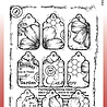 Woodware Nine Tags Clear Stamps (FRS984) (OUTLET) Woodware Nine Tags Clear Stamps (FRS984) (OUTLET)