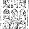 Woodware Nine Tags Clear Stamps (FRS984) (OUTLET) Woodware Nine Tags Clear Stamps (FRS984) (OUTLET)